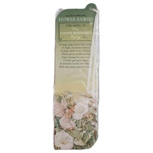 If 2008 Song White Bindweed Fairy Bookmark, Cicely M Barker Flower Fairies #6308